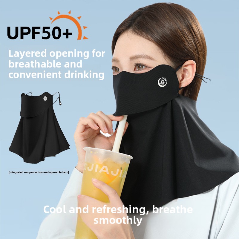 Golf Equipment Women - Masque en soie glacée respirant et