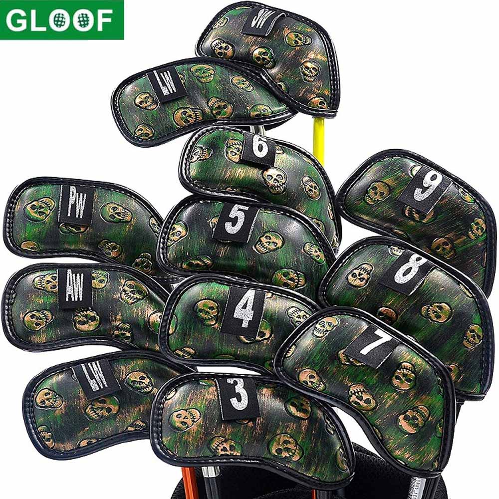 Golf Club Iron Set - Lot de 12 housses de tête